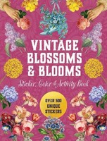 Vintage Blossoms And Blooms Sticker, Color & Activity Book,