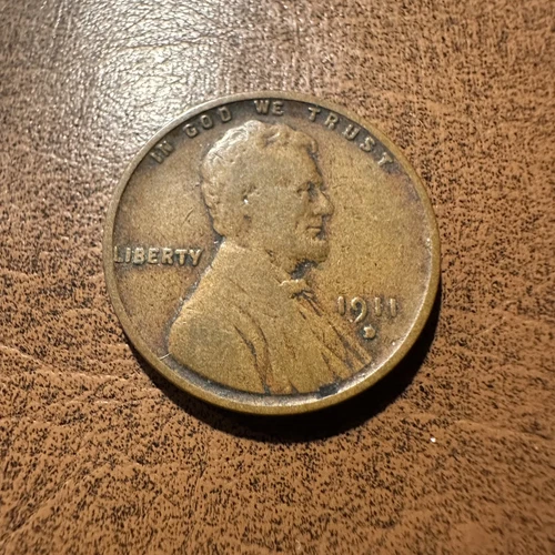 1911-D Lincoln Cent Wheat Penny BN Key Date