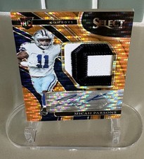2021 Panini Select Micah Parsons Rookie Auto Patch Prizm /25 Cowboys NFL
