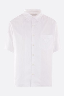 PRADA White Cotton Bowling Shirt New & Authentic