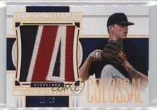 2023 National Treasures Colossal Materials Holo Gold 19/25 Justin Campbell 3a1