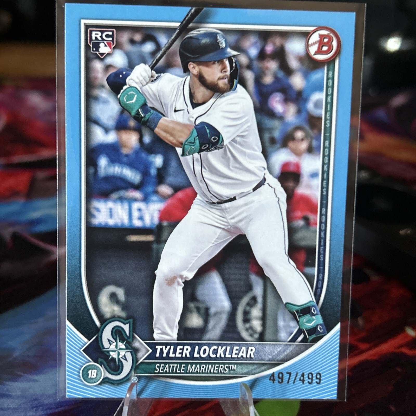 2025 Bowman - Tyler Locklear #93 Sky Blue /499 (RC)