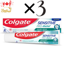 Colgate Sensitive Pro-Relief Enamel Repair Toothpaste 120mL 3 Pack