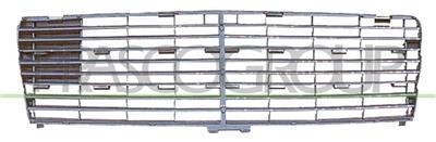 Grille avant centrale pour Mercedes Classe C W202 modèle 1993 à 2000 en plastique ABS noir