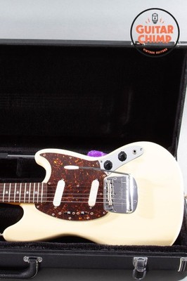 1986 Fender MIJ Japan Mustang '69 Reissue MG69 Vintage White HSC