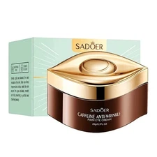SADOER Caffeine Eye Cream Anti Dark Circles Eyes Bags Remover Firming Moisturizi