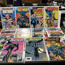 Misc Lot of 15 BATMAN series DC Comic Books