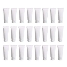 24PCS 30ML/1oz Empty Refillable Cosmetic Squeeze Tube Bottle Containers Jars ...