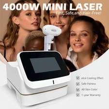 Portable 755/808/9401064nm diode laser hair removal machine for home use