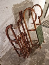 2 x Alte Schlitten Vintage
