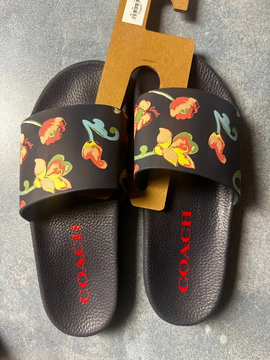 Coach Slide Floral Sandals for Women for sale | eBay