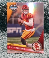 2023 Bowman University Chrome - Caleb Williams #1 Refractor (RC)