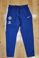 Adidas CHELSEA FC FOOTBALL CLUB Squad Track Pants Fitted Men's XL Soccer Team