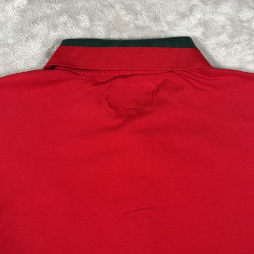 Gucci Polo Shirt Mens XL Red Green Cotton Snake Embroidered Top Authentic $690 - Picture 13 of 21