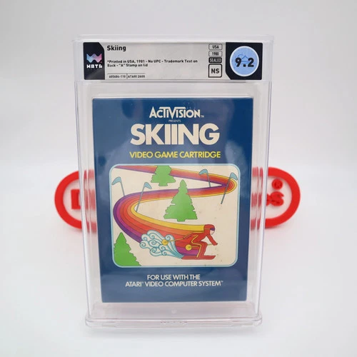 Atari 2600 Game SKIING - WATA GRADED 9.2 NS! NEW & UNOPENED!