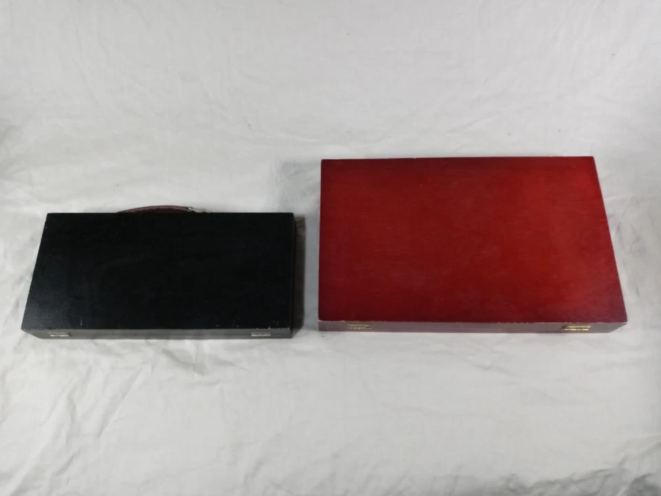 2 Wooden Style Storage Boxes/ Cases Bundle - Image 2 of 4