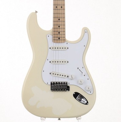 Fender Japan ST72-55 OWH Olympic White E-Seiral 1984-1987 Used Maple w/Soft Case