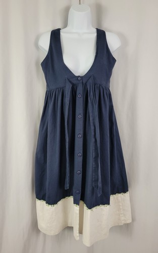 Vintage Hartstrings Girls' Jumper in Navy Blue w White Border Size XL? - Picture 14 of 16