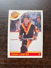1985-86 O-Pee-Chee set break OPC #241 Doug Lidster RC - Vancouver Canucks NRMT