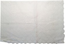 6677 - White Lace Table Runner 16x43 - H-31/H-50