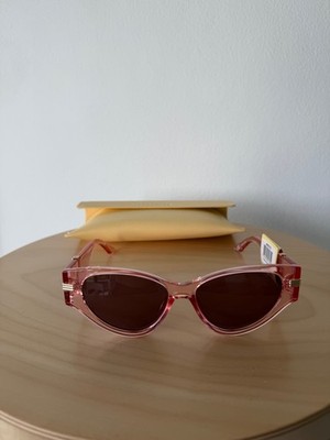 New le specs womens sunglasses scorpius ridge pink missoma cat eye