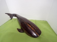 Handcarved Wooden Whale  AWESOME