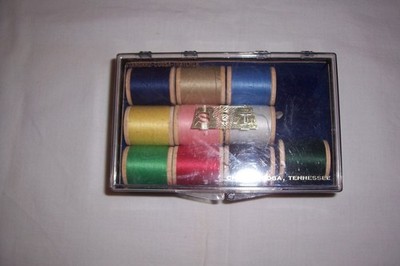 10 Spools Rare Standard Coosa Thatcher SCT Polyester Core Thread in Original Box