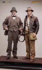 2x JND Studios 1/3 Scale Raiders of the Lost Ark Jones, Jr. & Henry Jones Figure