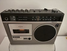 Vintage Sony CF-160 Cassette Player Recorder AM FM Radio Japan Tested Working