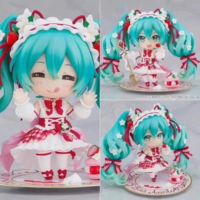 Hatsune Miku Strawberry Cake Nendoroid 1939 PVC Figure 15th Anniversary Model To