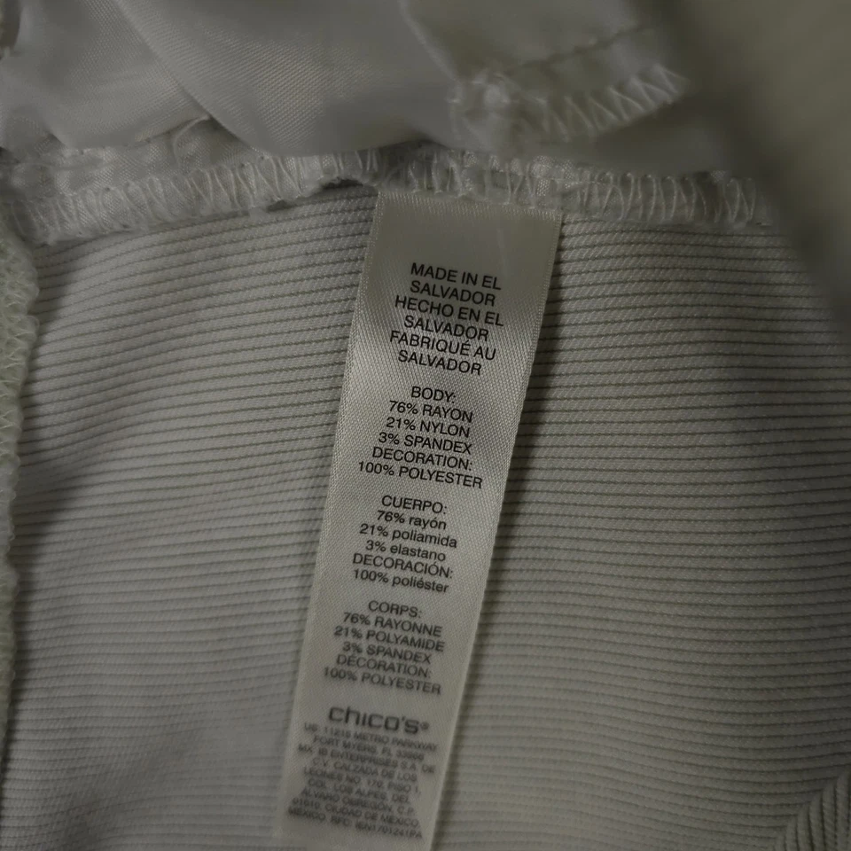 Pantalones Chicos 2 EE. UU. 12 Verde Blanco Mini Rayas Encaje Dobladillo Josie Delgado Tobillo Pull On Foto 4 de 4