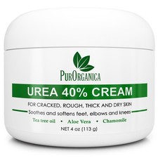 Urea Cream 40 Made in USA, Maximum Strength Foot Cream for Dry, Cracked He...