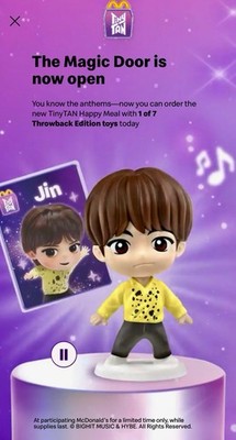 Buy McDonald's Tinytan x BTS 2025 Happy Meal Toys Jin #2 Throwback