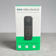Blink Wireless Video Doorbell 2nd Gen Newest Model Black HD, NEW/SEALED