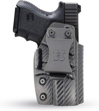Houston Gun Holsters IWB Kydex Holster, Glk 26 G26, Carbon Fiber