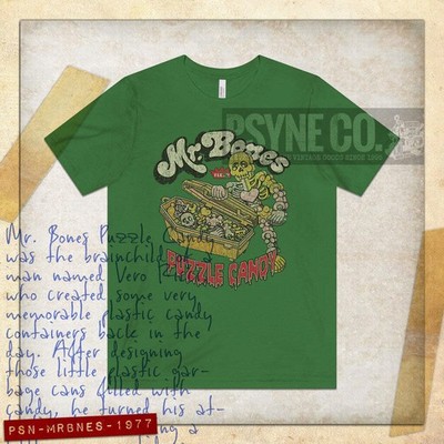 Mr. Bones Puzzle Candy 1977 Vintage Men's T-Shirt