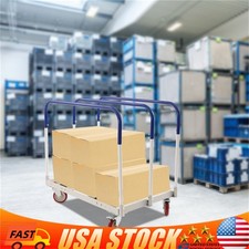 1000 lbs Heavy Duty planks Cart Trolley Steel Panel Truck Trolley With 4 Wheels