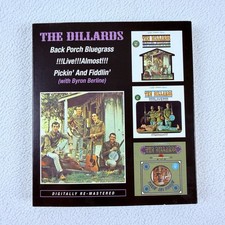 The Dillards Back Porch Bluegrass Live Almost CD 2014 Slipcover