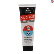 AGS SIL-Glyde 4 oz Tube Silicone Based Brake Assembly Lubricant for Eliminating