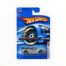 Hot Wheels Corvette C6R 25/223 - Silver - 2006 Mainline A