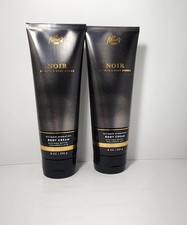 Bath  Body Works NOIR Men's Collection Ultra Shea Body Cream 8 oz New 2 pk 