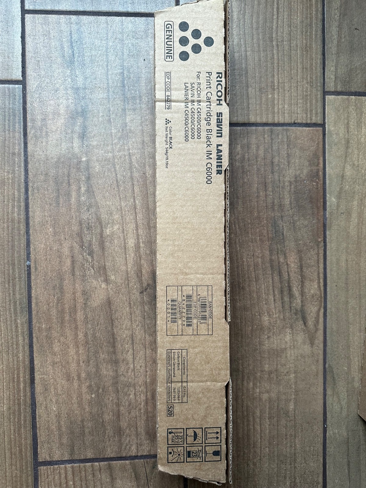 Ricoh Savin Lanier IM C6000/C4500 Black Print Cartridge #842282- new In Box