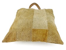Borsa BORBONESE Tote Bag Beige Marrone Oro Donna Autentica di seconda mano
