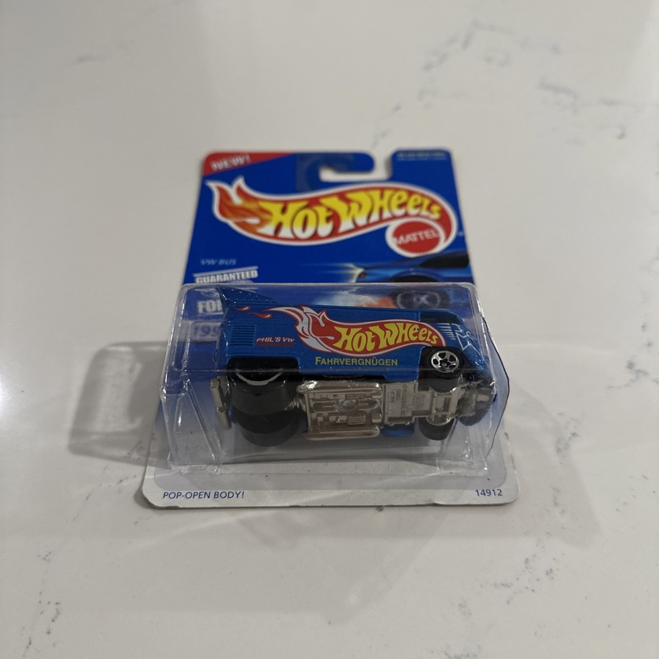 Hot Wheels #372 VW Bus 14912 1996 First Editions Pop-Open Body #16001 ...