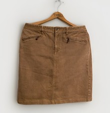 VTG Lauren Jeans Company Ralph Lauren Denim Skirt Brown Equestrian Western L 10