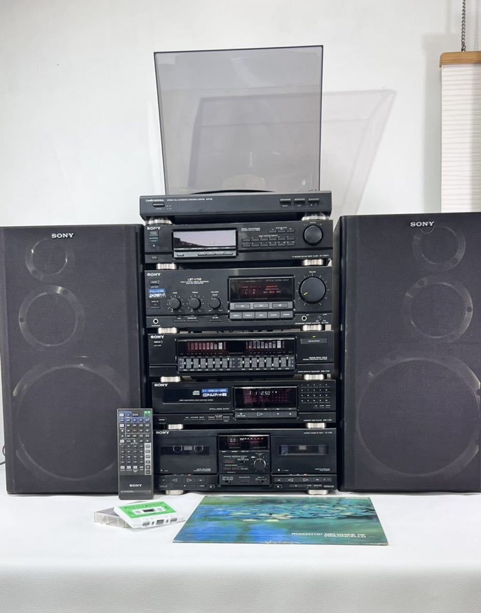 SONY コンパクトステレオシステム　LBT-V725 SONY LBT-V725 hi-fi system in a compact size record player