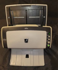  Genuine Fujitsu Fi-6130 Duplex Pass-Through Document Scanner  No Cords Tested