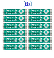 12x Packs Breath Savers Wintergreen Neutralize Sugar Free Mints Rolls, 0.75oz