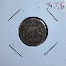 1872 Shield Nickel - As Shown! (#3198)