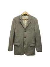 COMME des GARCONS HOMME PLUS AD1997 Bias Period Tailored Jacket S Wool GRY